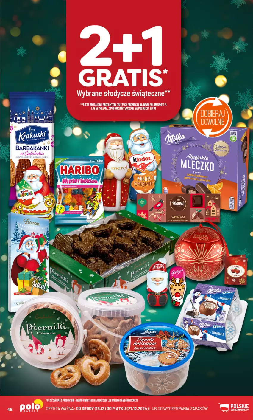 Gazetka promocyjna PoloMarket - Gazetka pomocyjna - ważna 18.12 do 27.12.2024 - strona 48 - produkty: Lindt