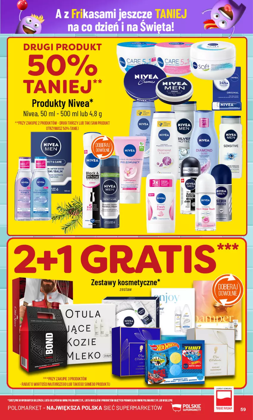 Gazetka promocyjna PoloMarket - Gazetka pomocyjna - ważna 18.12 do 27.12.2024 - strona 59 - produkty: Nivea