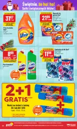 Gazetka promocyjna PoloMarket - Gazetka pomocyjna - Gazetka - ważna od 27.12 do 27.12.2024 - strona 60 - produkty: Płyn do prania, Domestos, BIC, Zawieszka do wc, Bref, Worki na śmieci, Vizir, Worki na śmiec, Kapsułki do prania