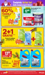 Gazetka promocyjna PoloMarket - Gazetka pomocyjna - Gazetka - ważna od 27.12 do 27.12.2024 - strona 62 - produkty: Papier, Clin, Velvet, Ręcznik, Rolki, Chusteczki, Płyn do spryskiwaczy