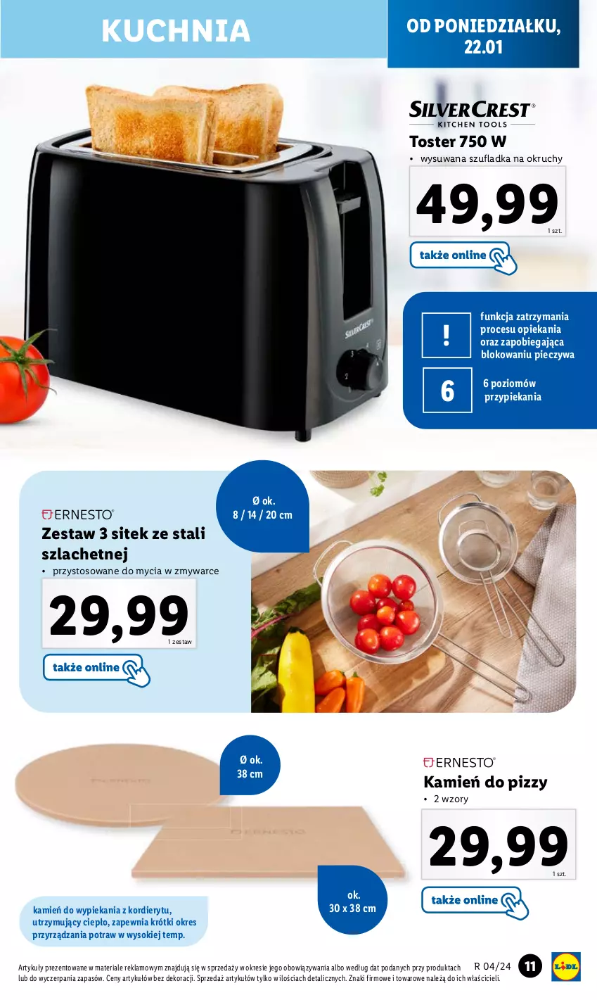 Gazetka promocyjna Lidl - GAZETKA - ważna 22.01 do 27.01.2024 - strona 13 - produkty: Kuchnia, Piec, Sok, Toster