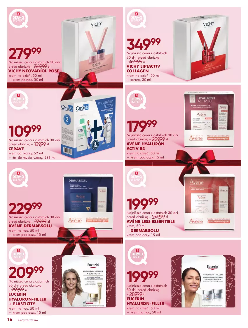 Gazetka promocyjna Super Pharm - Gazetka - ważna 04.11 do 30.11.2025 - strona 16 - produkty: Avène, CeraVe, Krem do twarzy, Krem na dzień, Krem na noc, Krem pod oczy, Rum, Ser, Serum, Vichy