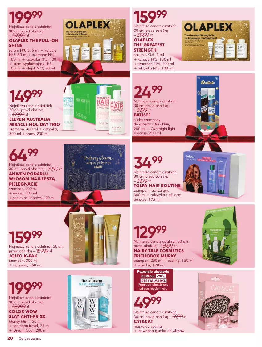 Gazetka promocyjna Super Pharm - Gazetka - ważna 04.11 do 30.11.2025 - strona 20 - produkty: Batiste, Krem wygładzający, Maska, Maska do spania, Odżywka, Olej, Peeling, Rum, Ser, Serum, Szampon, Tołpa