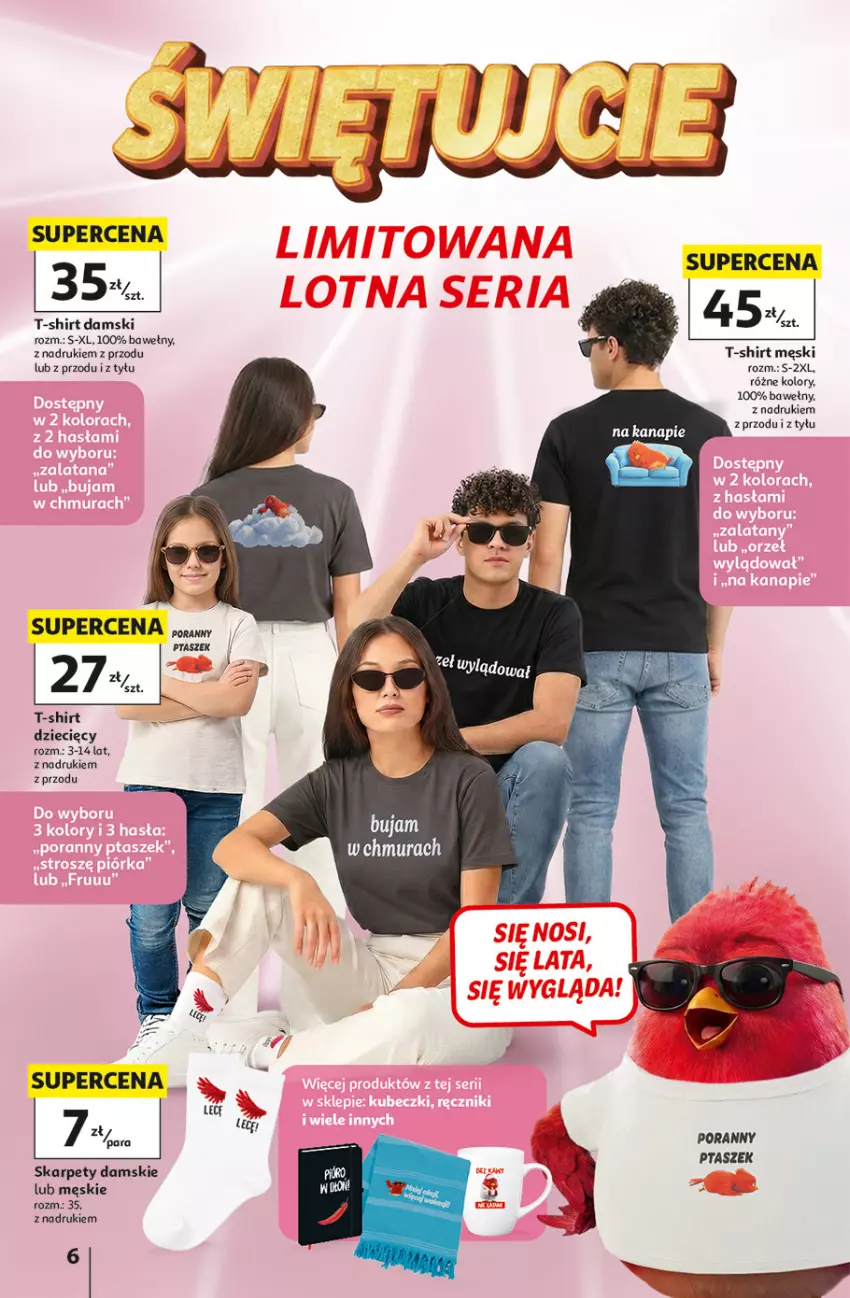 Gazetka promocyjna Auchan - Gazetka 30 Lat Hipermarket Auchan - ważna 07.05 do 13.05.2026 - strona 6 - produkty: Dzieci, Karp, Por, T-shirt