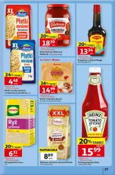 Gazetka promocyjna Auchan - Gazetka 30 Lat Hipermarket Auchan - Gazetka - ważna od 13.05 do 13.05.2026 - strona 29 - produkty: Ketchup, Koncentrat pomidorowy, Makaron, Ryż, Rum, Ryż parboiled, Melvit, Płatki owsiane, Lack, Przyprawa w płynie, Cenos, Pudliszki, Maggi, Olma, Heinz