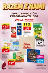 Gazetka promocyjna Auchan - Gazetka 30 Lat Hipermarket Auchan - Gazetka - ważna od 13.05 do 13.05.2026 - strona 7 - produkty: Sok, Rum, Gin, Papier, Chipsy, Filet z piersi indyka, Papier toaletowy, Torba, Podravka, Lorenz, Vegeta