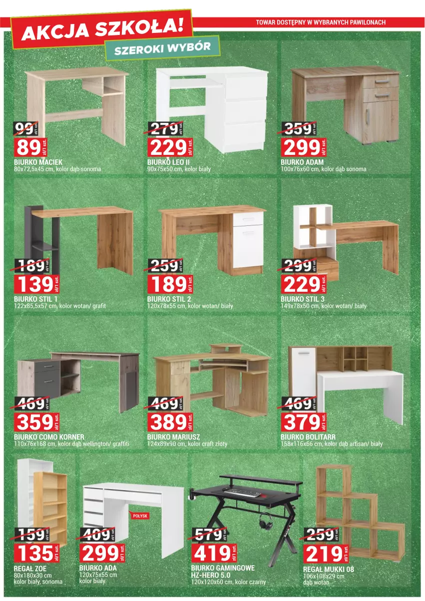 Gazetka promocyjna Merkury Market - Dębica, Jasło, Kraków, Rzeszów al. Rejtana 2-4, Rzeszów al. Wyzwolenia 2, Sanok, Tarnobrzeg, Żywiec - ważna 01.09 do 30.09.2021 - strona 5 - produkty: Biurko, Gra