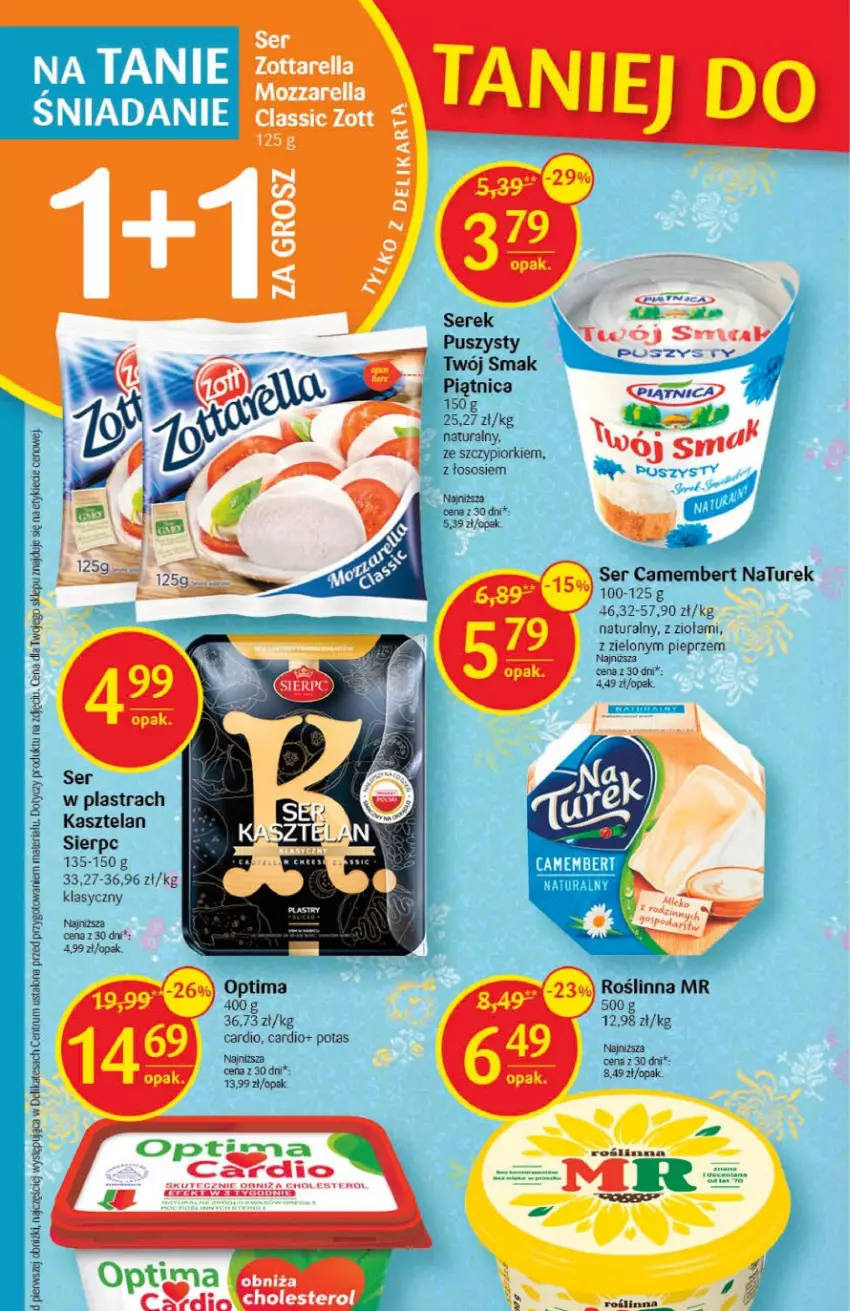 Gazetka promocyjna Delikatesy Centrum - Gazetka DC05 - ważna 02.02 do 08.02.2023 - strona 16 - produkty: Camembert, Kasztelan, NaTurek, Optima, Pieprz, Rum, Ser, Sos, Twój Smak