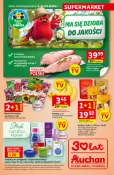 Gazetka promocyjna Auchan - Gazetka 30 Lat Supermarket Auchan - Gazetka - ważna od 11.03 do 11.03.2026 - strona 1 - produkty: Banany, Gra, Praliny, Lindor, Perfecta, Tołpa, Ziaja, Lindt, Nivea