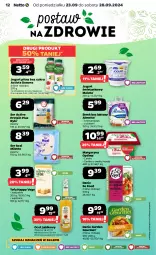 Gazetka promocyjna Netto - Artykuły spożywcze - Gazetka - ważna od 28.09 do 28.09.2024 - strona 12 - produkty: So Food, Ser, Danone, Jogurt, Activia, Tofu, Serek, Optima, Margaryna, Ser kozi, Ocet, Jogurt pitny, Almette