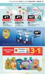 Gazetka promocyjna Netto - Artykuły spożywcze - Gazetka - ważna od 28.09 do 28.09.2024 - strona 23 - produkty: Płyn do kąpieli, Mus, Gra, Pieluchy, Szampon, Mleko, BEBILON