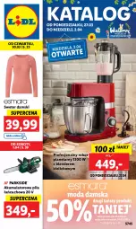 Gazetka promocyjna Lidl - GAZETKA - Gazetka - ważna od 02.04 do 02.04.2023 - strona 1 - produkty: Sweter, Robot planetarny, Blender, Robot, Moda, Akumulator