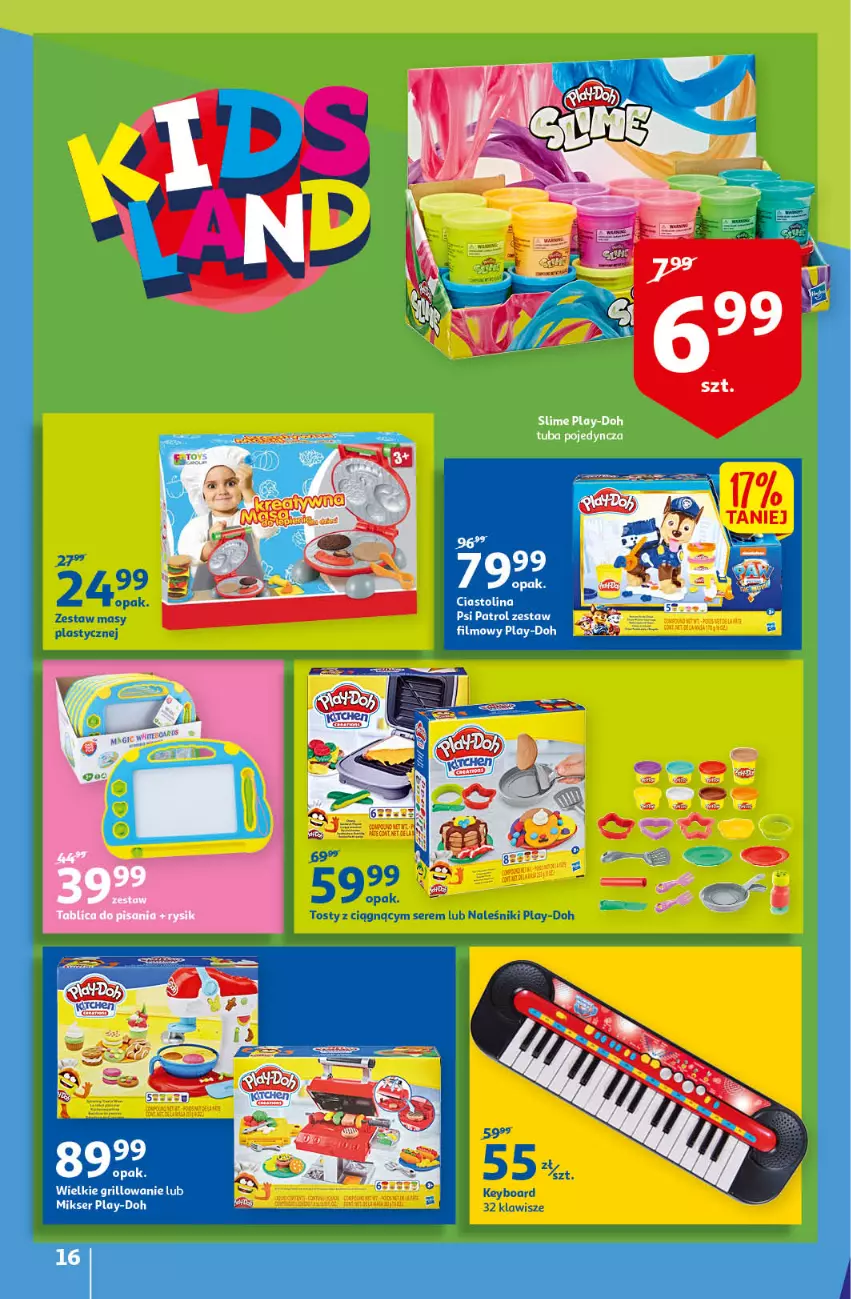 Gazetka promocyjna Auchan - przeNISKIE CENY przeRADOŚĆ dla dzieci Hipermarkety - ważna 26.05 do 01.06.2022 - strona 16 - produkty: Grill, Mikser, Play-Doh, Ser