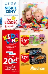 Gazetka promocyjna Auchan - przeNISKIE CENY przeRADOŚĆ dla dzieci Hipermarkety - Gazetka - ważna od 01.06 do 01.06.2022 - strona 1 - produkty: LEGO Technic, L.O.L., Dada, LEGO, Lalka