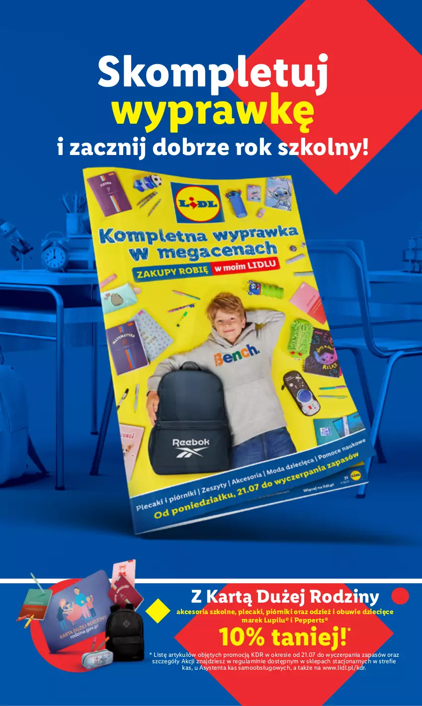 Gazetka promocyjna Lidl - GAZETKA - ważna 18.08 do 20.08.2025 - strona 12 - produkty: Dzieci, Obuwie, Piórnik, Plecak