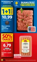 Gazetka promocyjna Lidl - GAZETKA - Gazetka - ważna od 20.08 do 20.08.2025 - strona 2 - produkty: Mięso mielone, Mięso mielone z łopatki wieprzowej, Gra, Parówki, Parówki z szynki, Mięso