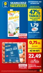 Gazetka promocyjna Lidl - GAZETKA - Gazetka - ważna od 20.08 do 20.08.2025 - strona 3 - produkty: Jaja, Mleko