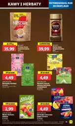 Gazetka promocyjna Lidl - GAZETKA - Gazetka - ważna od 20.08 do 20.08.2025 - strona 53 - produkty: Torebka, Nescafé, Kawa rozpuszczalna, Kawa, Herbata czarna, Owoce, Herbata