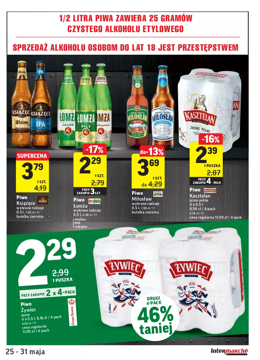 Gazetka promocyjna Intermarche - Dzień Dziecka, Dzień Mamy - ważna 25.05 do 31.05.2021 - strona 33 - produkty: Gra, Kasztelan, Książęce, Piwa, Piwo