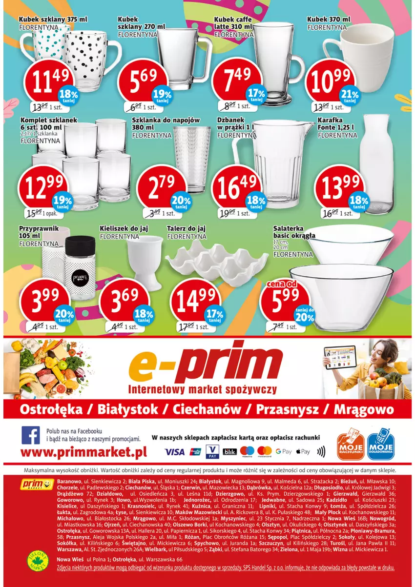 Gazetka promocyjna Prim Market - ważna 07.04 do 13.04.2022 - strona 16 - produkty: Fa, Kubek, Salaterka