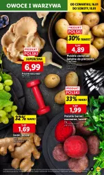 Gazetka promocyjna Lidl - GAZETKA - Gazetka - ważna od 18.01 do 18.01.2025 - strona 19 - produkty: Piec, Warzywa, Ziemniaki, Buraki, Owoce, Boczniak, Imbir