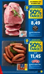 Gazetka promocyjna Lidl - GAZETKA - Gazetka - ważna od 18.01 do 18.01.2025 - strona 5 - produkty: Kiełbasa, Kiełbasa śląska