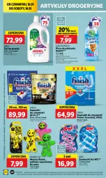 Gazetka promocyjna Lidl - GAZETKA - Gazetka - ważna od 18.01 do 18.01.2025 - strona 50 - produkty: Finish, Zawieszki, Bref, Płyn do płukania, Zmywarki, Ariel