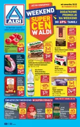 Gazetka promocyjna Aldi - Oferta weekendowa - Gazetka - ważna od 21.12 do 21.12.2025 - strona 1 - produkty: Ciastka, Kawa rozpuszczalna, Sok, Ser, Mus, Gra, Papier, Polędwiczka wieprzowa, Sokołów, Jaja, Mięsne specjały, Dallmayr, Kawa mielona, Kawa, Papier toaletowy, Szynka konserwowa, Szynka, Czekolada mleczna, Muszynianka, Czekolada, Woda mineralna, Deser, Jacobs, Woda, Masło, Pomidory, Jaja z wolnego wybiegu