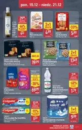 Gazetka promocyjna Aldi - Oferta weekendowa - Gazetka - ważna od 21.12 do 21.12.2025 - strona 5 - produkty: Pistacje, Ciastka, Sok, Mus, Gin, Gra, Papier, Kawa ziarnista, Pasta do zębów, Kawa, Ręcznik, Rolki, Muszynianka, Mąka, Basia, Babka, Lavazza, Woda mineralna, Oliwa z oliwek, Ręczniki papierowe, Colgate, Woda, Mąka tortowa, LG