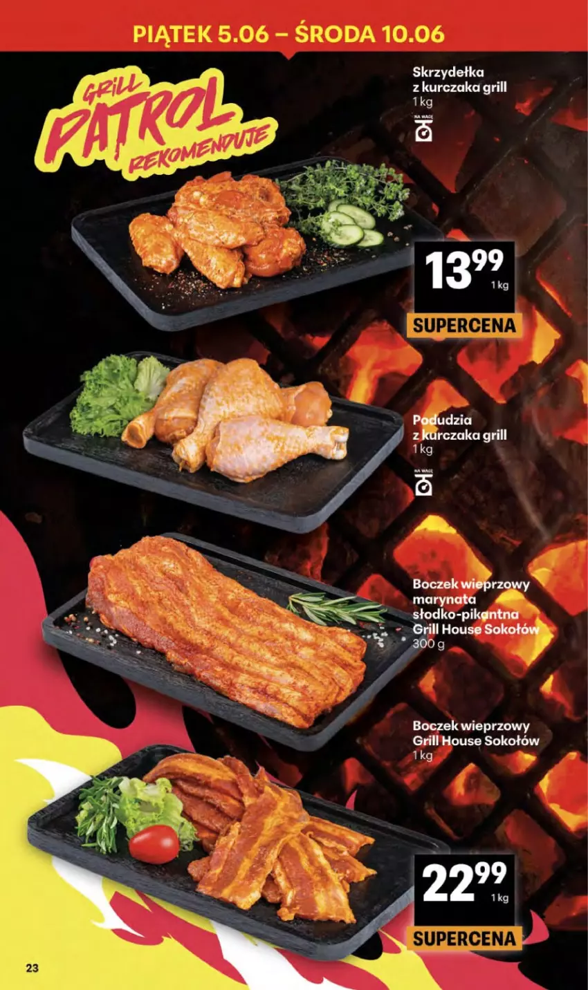 Gazetka promocyjna Delikatesy Centrum - Franczyza DC23 Czwartek - ważna 03.06 do 10.06.2026 - strona 23 - produkty: Grill, LG, Sok, Sokołów