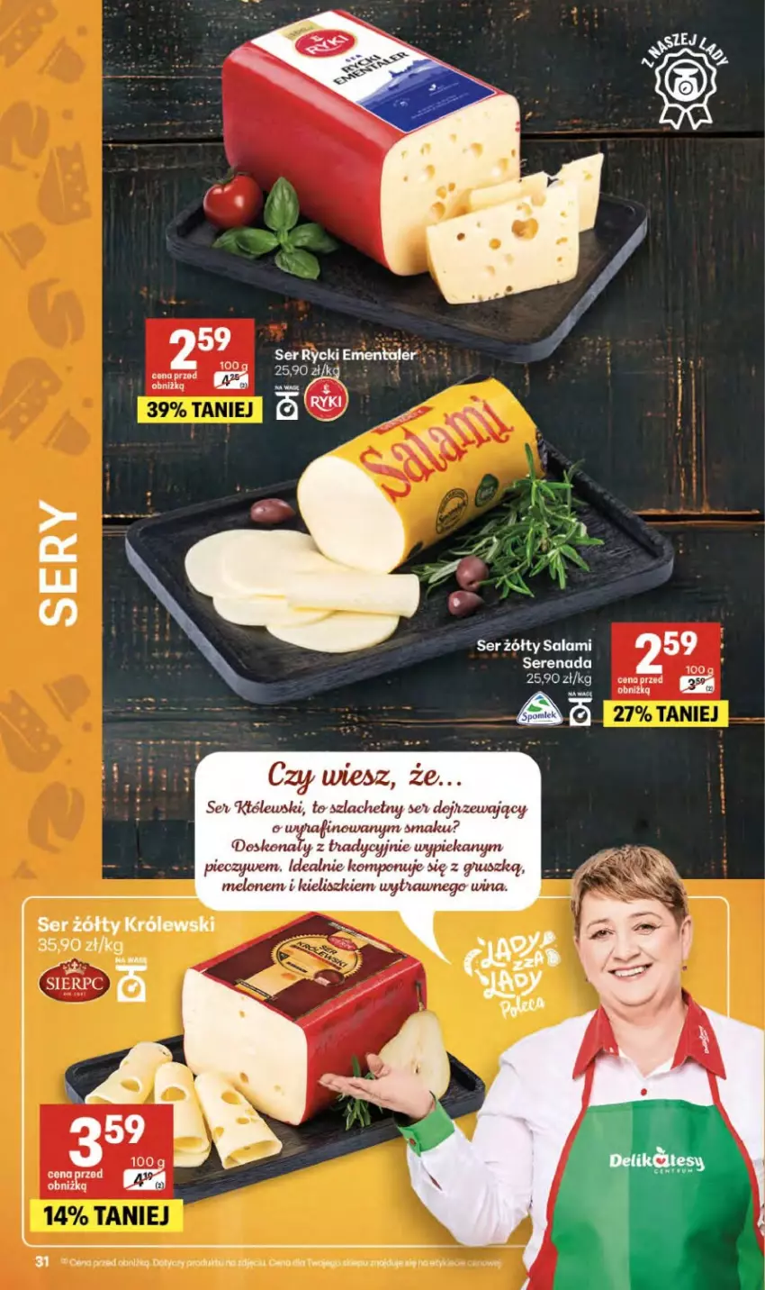 Gazetka promocyjna Delikatesy Centrum - Franczyza DC23 Czwartek - ważna 03.06 do 10.06.2026 - strona 31 - produkty: Ser