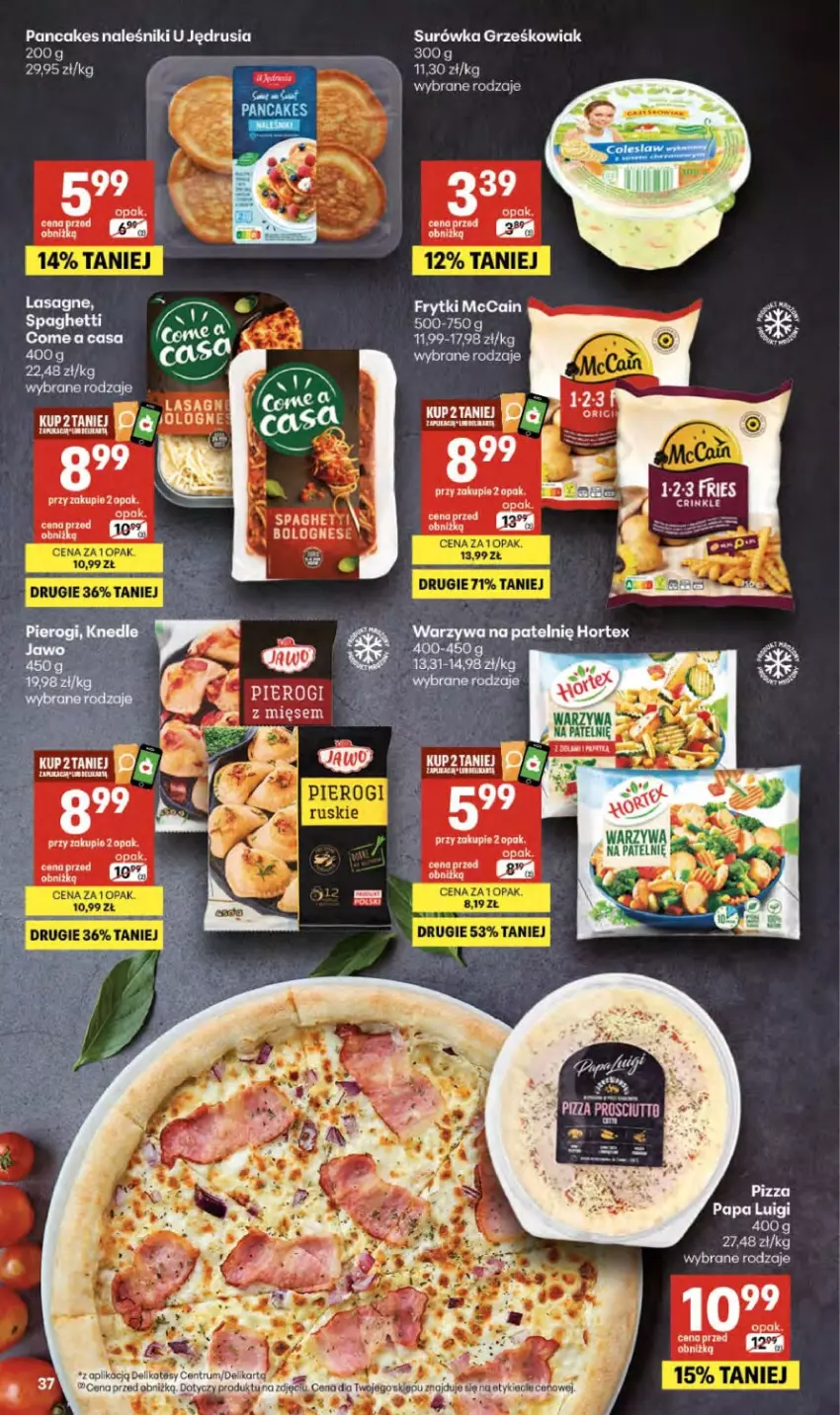 Gazetka promocyjna Delikatesy Centrum - Franczyza DC23 Czwartek - ważna 03.06 do 10.06.2026 - strona 37 - produkty: Fa, Frytki, Lasagne, McCain, Naleśniki, Pierogi, Pur, Rum, Warzywa