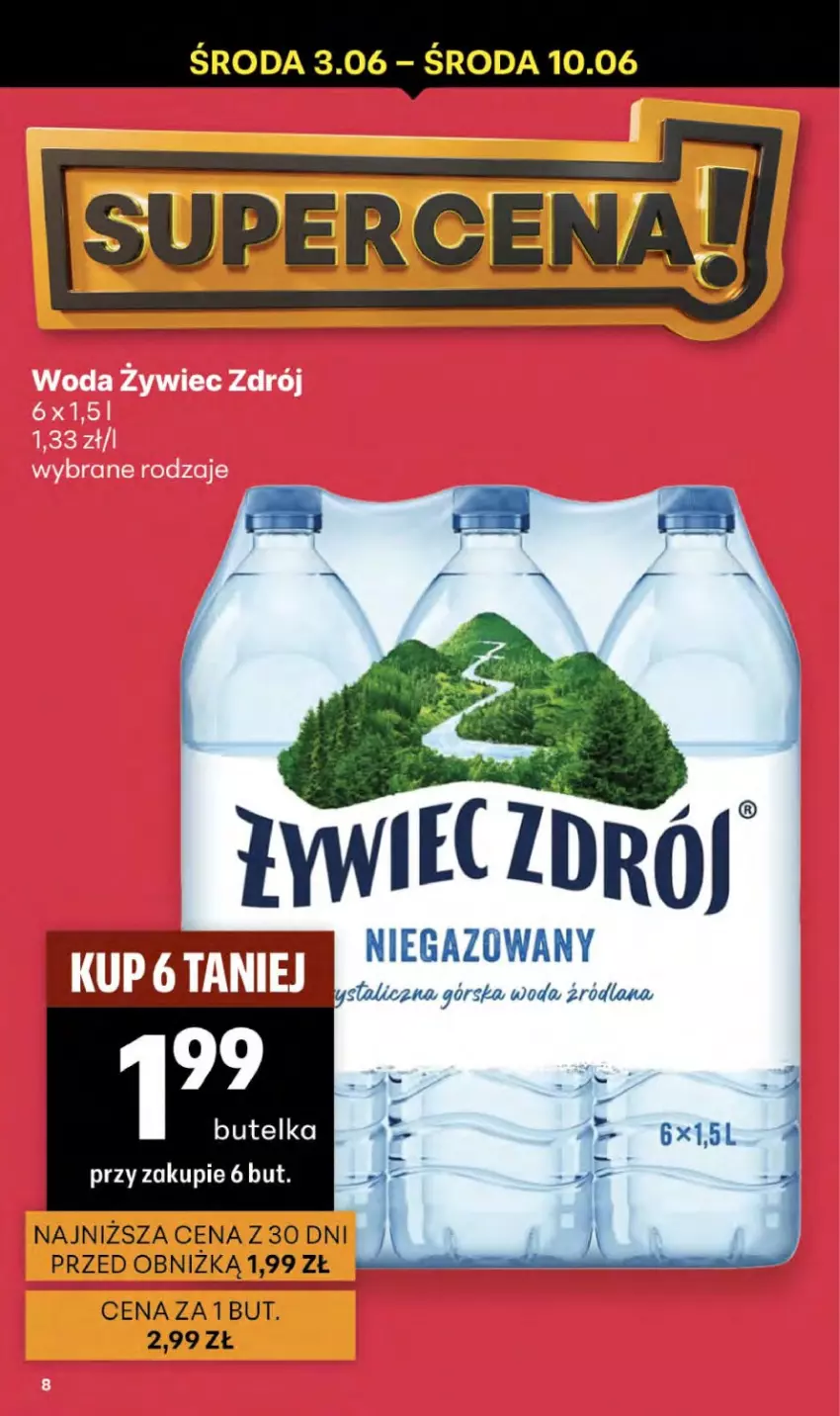 Gazetka promocyjna Delikatesy Centrum - Franczyza DC23 Czwartek - ważna 03.06 do 10.06.2026 - strona 8 - produkty: LANA, Woda
