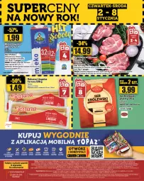 Gazetka promocyjna Topaz - Gazetka - Gazetka - ważna od 08.01 do 08.01.2025 - strona 28 - produkty: Makaron, Top, Karkówka wieprzowa, Waga, Olej, Mleko