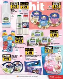 Gazetka promocyjna Topaz - Gazetka - Gazetka - ważna od 08.01 do 08.01.2025 - strona 9 - produkty: Top, Ser, Danone, Piątnica, Serek homogenizowany, Serek, Tonik, Hochland, Baton, Deser, Oreo, Kefir, Milka, Mleko