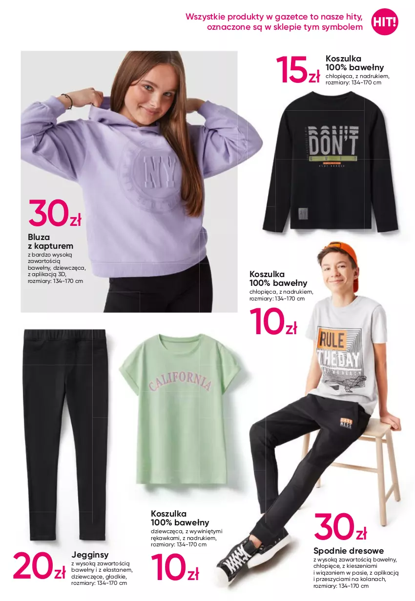 Gazetka promocyjna Pepco - ELEGANCKI i przytulny dom - ważna 30.12.2021 do 19.01.2022 - strona 5 - produkty: Bluza, Bluza z kapturem, Dres, Gin, Kosz, Koszulka, LANA, O nas, Sok, Spodnie, Spodnie dresowe
