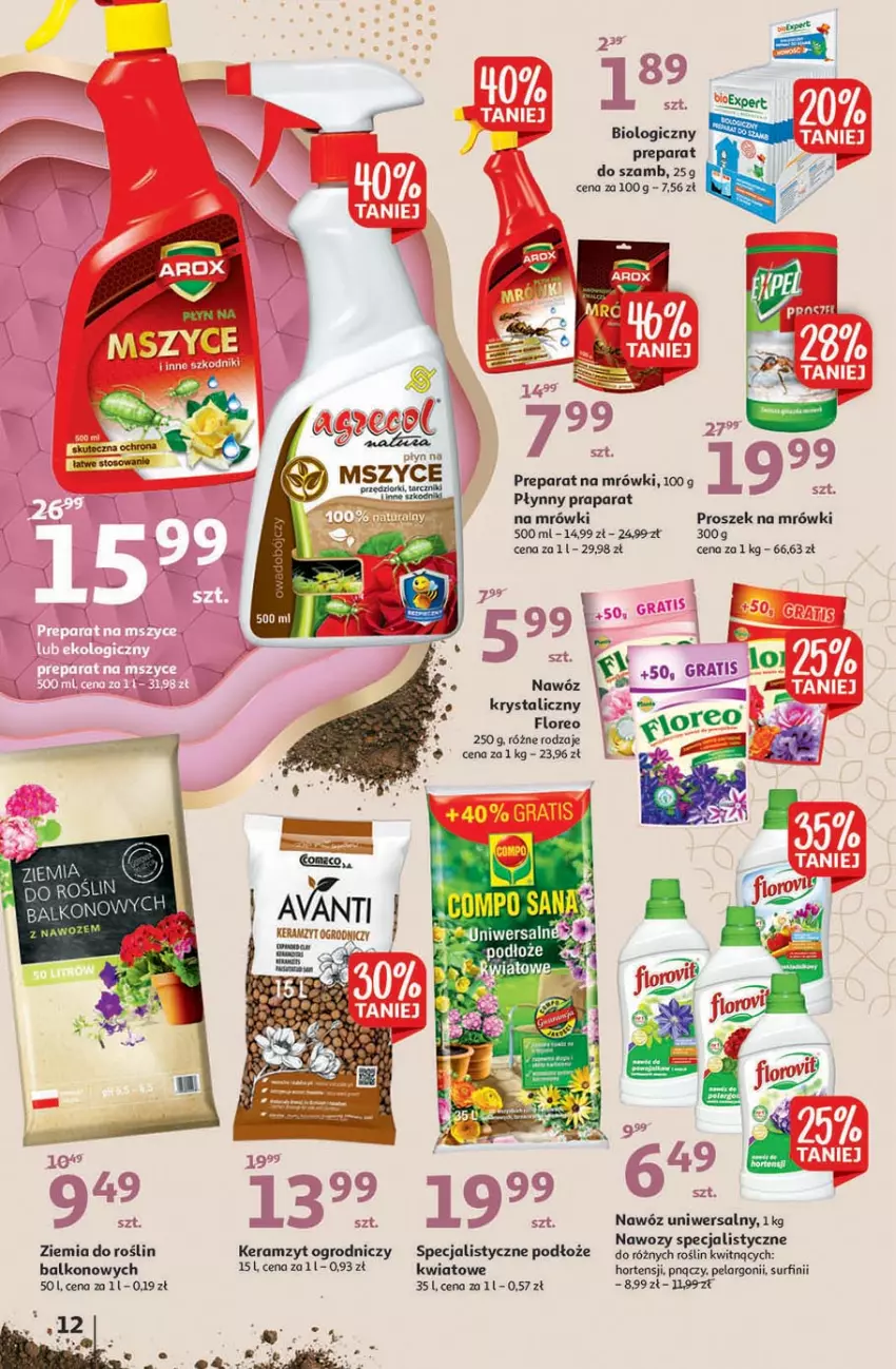 Gazetka promocyjna Auchan - 25 Urodziny – Życzymy Wszystkiego Kwitnącego - ważna 22.04 do 04.05.2021 - strona 12 - produkty: Gra, Keramzyt, Nawóz, Oreo, Surf