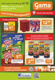 Gazetka promocyjna Gama - Gazetka Gama - Gazetka - ważna od 16.06 do 16.06.2026 - strona 1 - produkty: Piwa, Piwo, Piec, Gra, Chipsy, Tatra, Crunchips, Napój, Fa