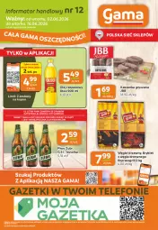 Gazetka promocyjna Gama - Gazetka Gama - Gazetka - ważna od 16.06 do 16.06.2026 - strona 12 - produkty: Piwa, Piwo, Piec, Ser, Gry, Gra, Telefon, Węgiel drzewny, Kaszanka, Olej rzepakowy, Grill, Kasza, Oleo, Olej