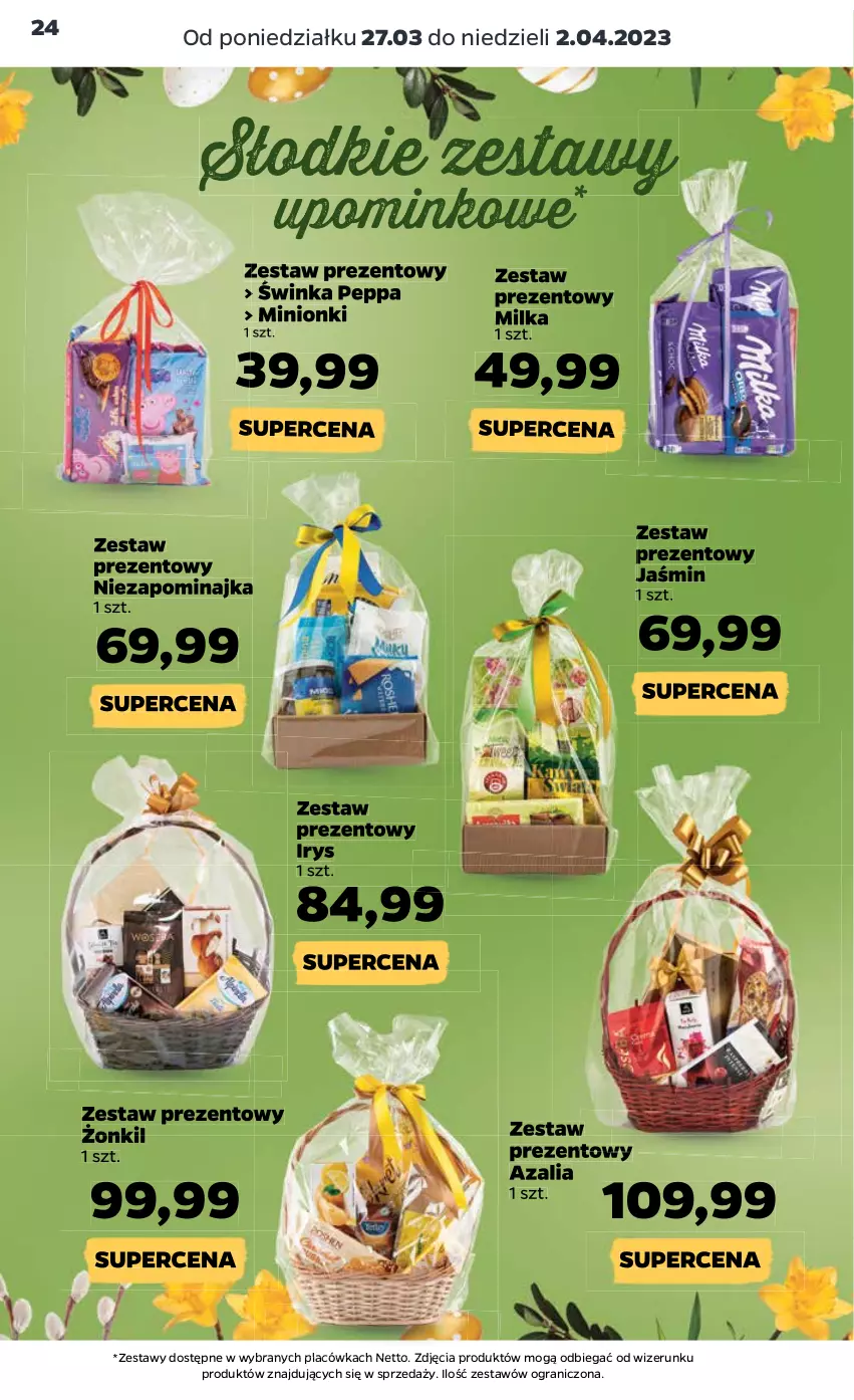 Gazetka promocyjna Netto - Artykuły spożywcze - ważna 27.03 do 02.04.2023 - strona 24 - produkty: Gra, Inka, Milka, Zestaw prezentowy