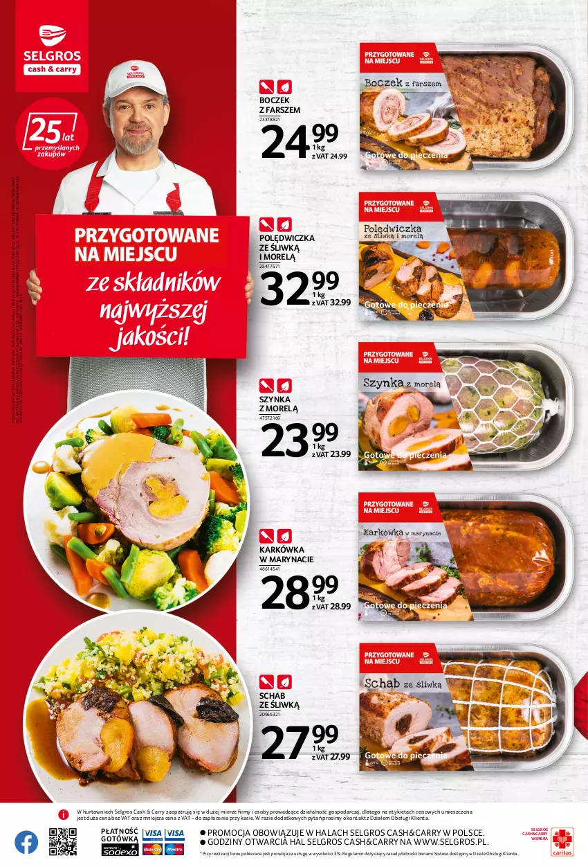 Gazetka promocyjna Selgros - Katalog eksperci od świeżości - ważna 08.09 do 21.09.2022 - strona 4 - produkty: Boczek, Fa, LG, Sok, Szynka, Tran