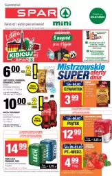 Gazetka promocyjna Spar - Spar-Mini - Gazetka - ważna od 10.07 do 10.07.2024 - strona 1 - produkty: Piwo, Cukier, Coca-Cola, Lody, Cukier trzcinowy, Lech Premium