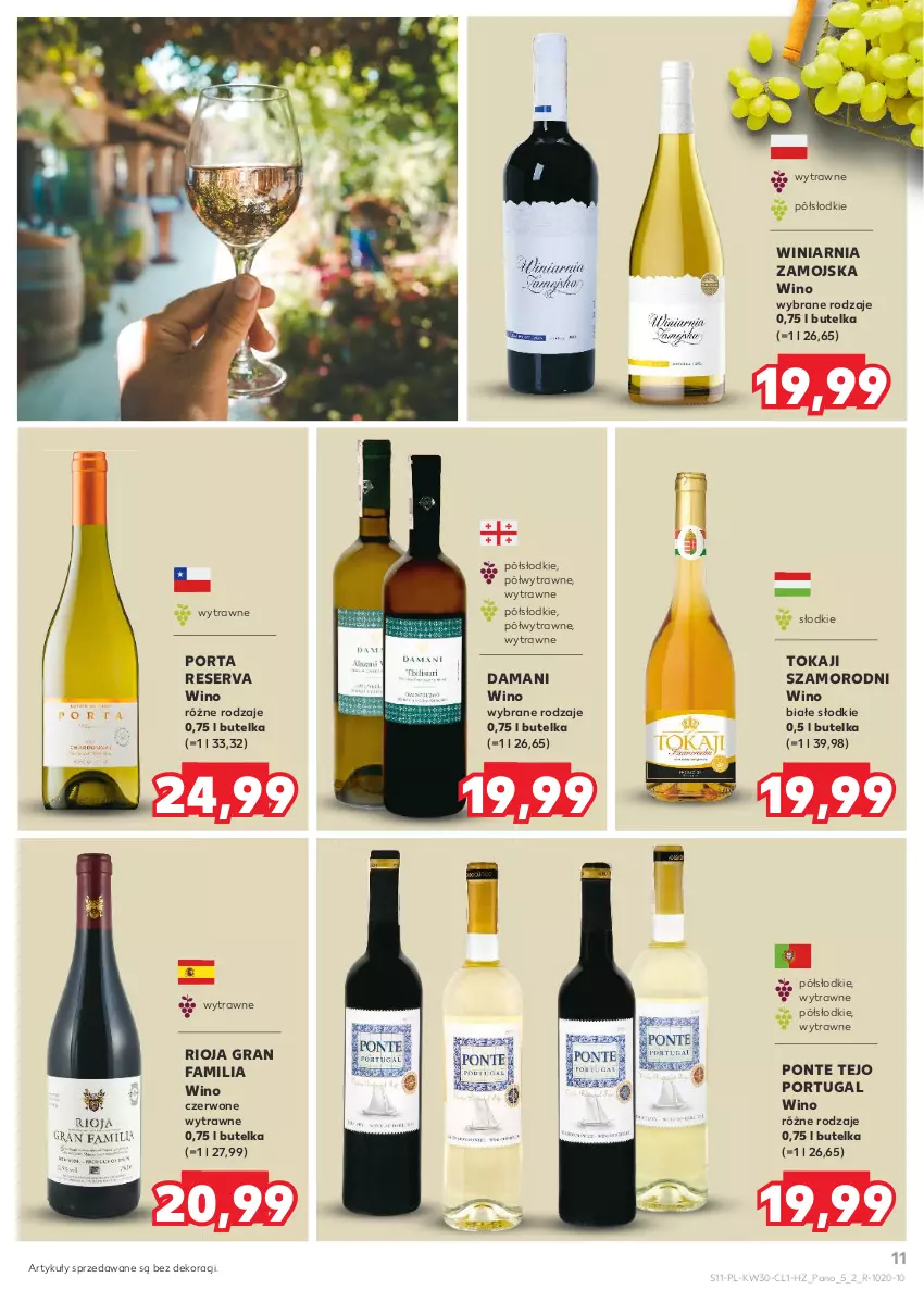 Gazetka promocyjna Kaufland - Barek Kauflandu - ważna 25.07 do 07.08.2024 - strona 11 - produkty: Fa, Gra, Por, Rioja, Ser, Tokaji, Winiarnia Zamojska, Wino, Wino białe, Wino czerwone