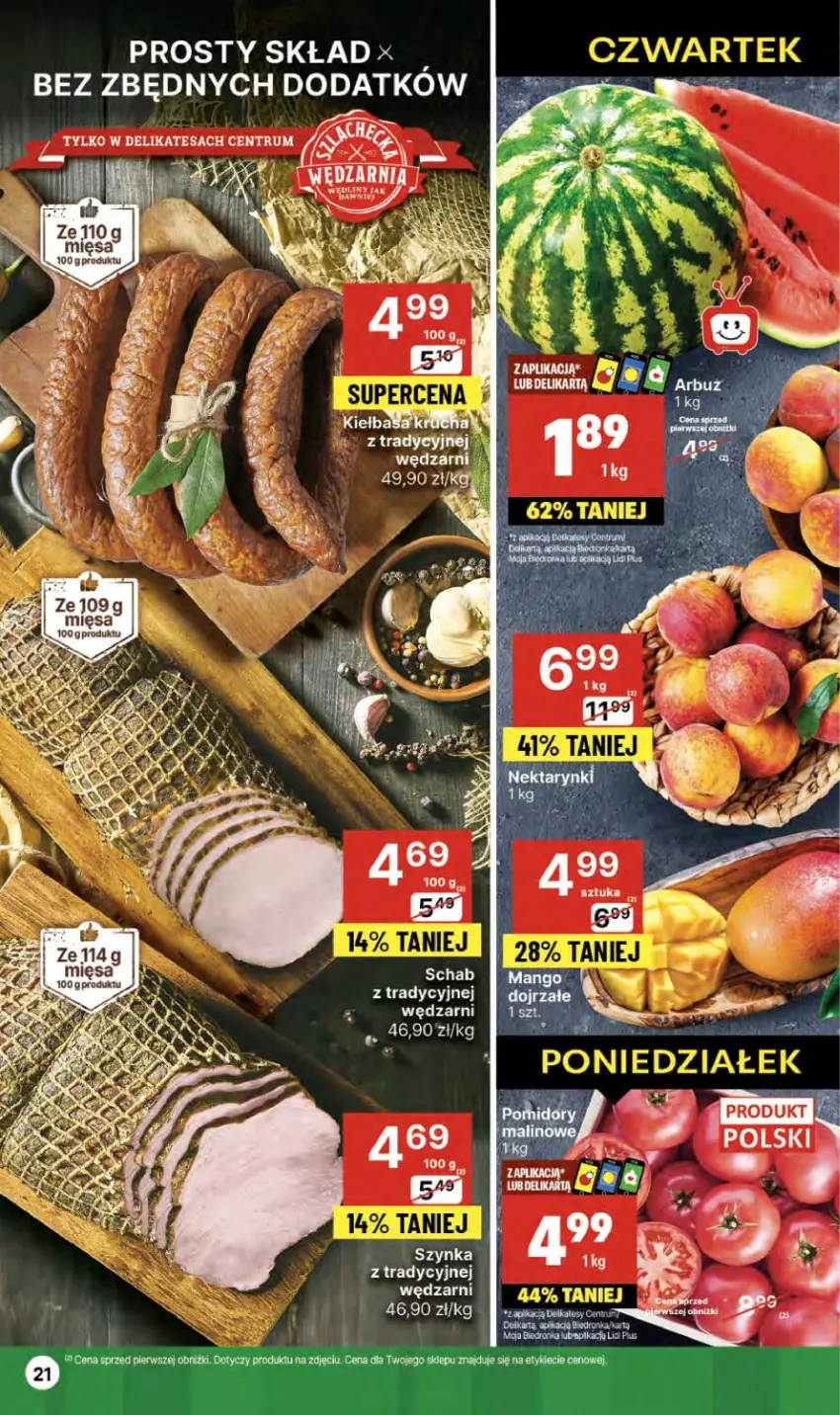 Gazetka promocyjna Delikatesy Centrum - NOWA GAZETKA Delikatesy Centrum od 11 lipca! 11-17.07.2024 - ważna 11.07 do 17.07.2024 - strona 21 - produkty: Dron, Fa, Szynka