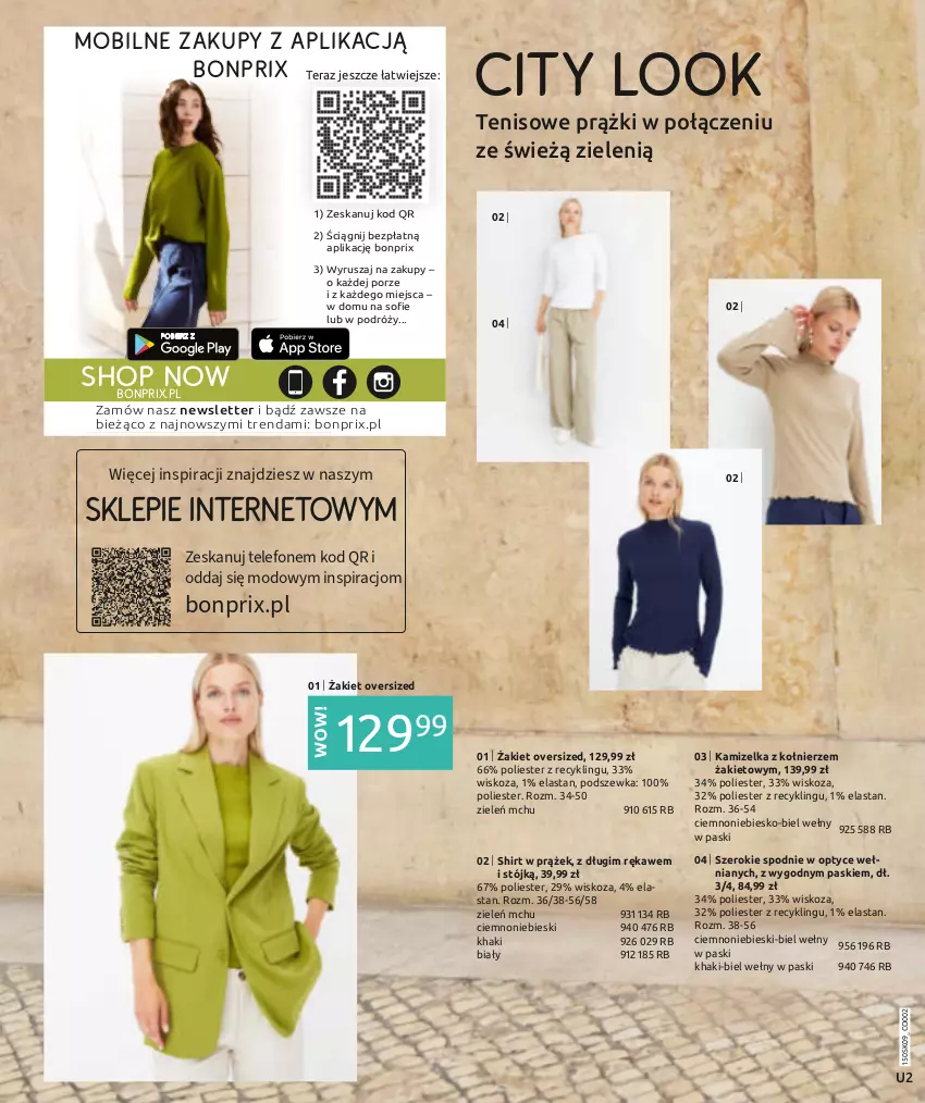 Gazetka promocyjna Bonprix - NOWY MIEJSKI STYL - ważna 02.09 do 02.12.2024 - strona 2 - produkty: Kamizelka, Mobil, Por, Spodnie, Telefon, Tera