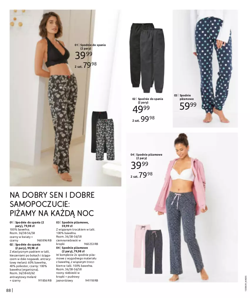 Gazetka promocyjna Bonprix - NOWY MIEJSKI STYL - ważna 02.09 do 02.12.2024 - strona 90 - produkty: Mop, Spodnie, Spodnie do spania, Wełna