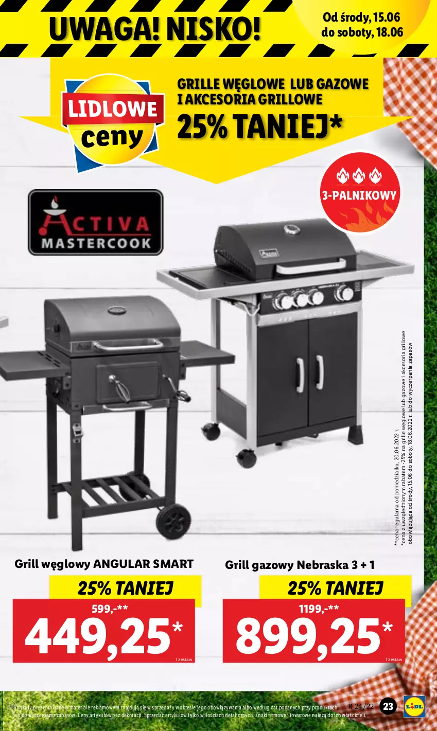 Gazetka promocyjna Lidl - GAZETKA - ważna 13.06 do 18.06.2022 - strona 29 - produkty: Grill, Grill gazowy, Waga