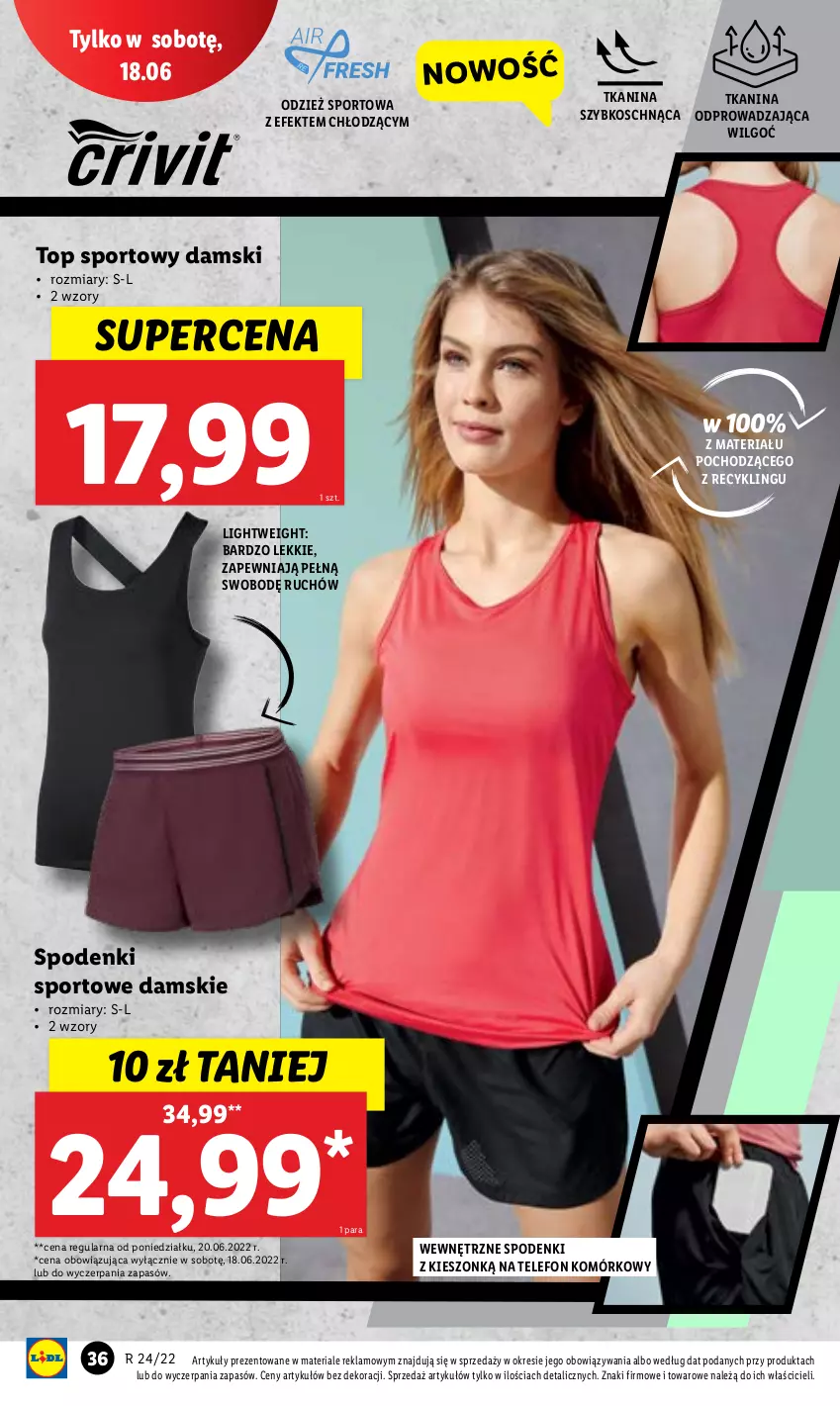 Gazetka promocyjna Lidl - GAZETKA - ważna 13.06 do 18.06.2022 - strona 42 - produkty: LG, Por, Sport, Telefon, Top