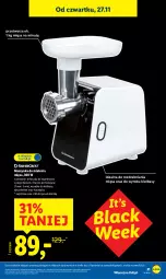 Gazetka promocyjna Lidl - GAZETKA - Gazetka - ważna od 29.11 do 29.11.2025 - strona 33 - produkty: Miseczka, Maszynka do mielenia, Lack, Szynka, Maszynka