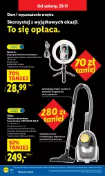 Gazetka promocyjna Lidl - GAZETKA - Gazetka - ważna od 29.11 do 29.11.2025 - strona 58 - produkty: Odkurzacz, Przewód, Philips, Pojemnik, Lampa, Fa
